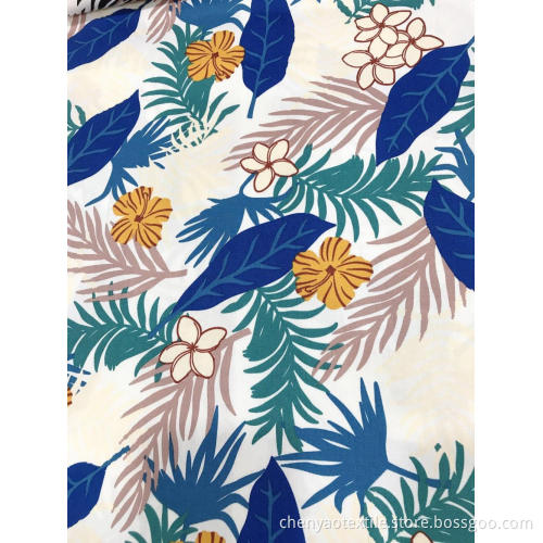 Cotton Stretch Printing Fabric For Shirt And Dress